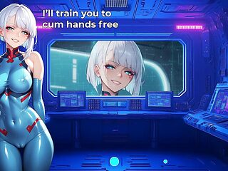 Succubus Ashley trains in her latex suit with a monster girl