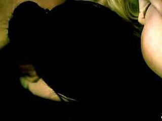 Busty blonde Kellie gets owned by two lezbian babes Charlie and Salem