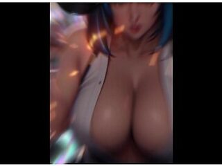 Car Toon - Gooning To Anime Martial Arts