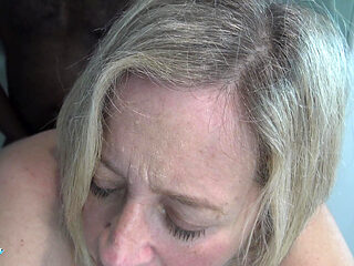 First Big Black Cock - Real Cuckold