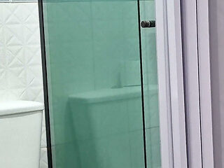 Married Woman Home Alone Calls a Plumber and Teases Him by Showing Herself off Wearing Only a Bath Towel