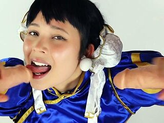 VirtualGeisha - Chun Li Takes Two Cocks Like A True Slu