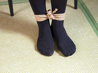 Xr46- Student Uniform and Mouthball Bondage