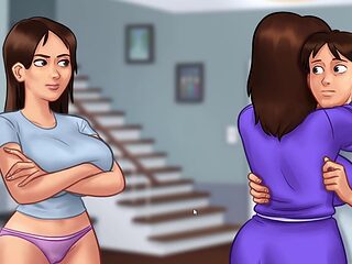 College girls with cartoon tits and wild peep shows