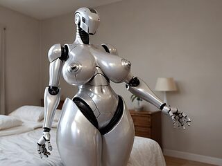 BBC Fucks The Sex Robot Model 2 At Home And Cum Inside POV AI Porn