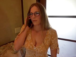Changing clothes, female orgasm, boss and employee