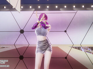 MMD MAMAMOO - Starry Night Evelynn Sexy Kpop Dance League of Legends Hentai Uncensored 4K 60FPS