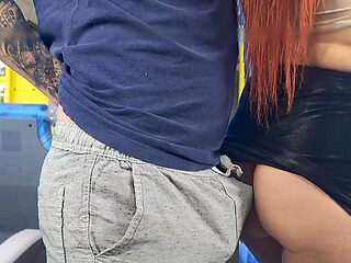 Stranger Kept an Eye on the Hottie Inside the Bus!