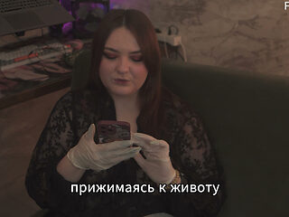 Porn story - guy enjoyed the girl's pussy and then her strap-on (Russian, femdom,cunnilingus, pegging, latex gloves)