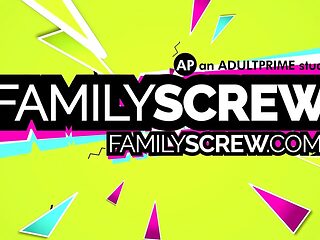 Step-sis sucks cock at family party