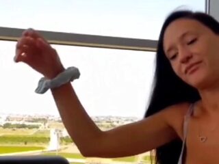 Sexy Teen Enjoys Sucking Monster Cock in POV