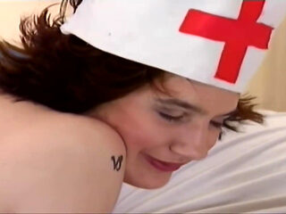 British Slut Nurse Gets Fucked