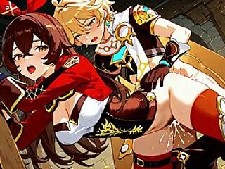 Asian Japanese Manga Anime Cartoon Game Porn Video Animation featuring