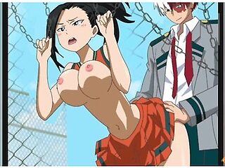 Momo Yaoyorozu Boku No Hero Academia Hentai Anime Manga