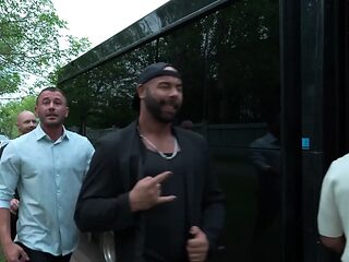Double the pleasure on a party bus