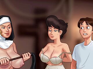 3d zeichentrick anime, rajz film, 3d aunty