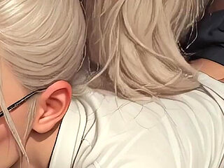 Double Penetration for Blonde Secretary