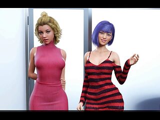 Hentai adventure with raunchy cartoons in 3D animation