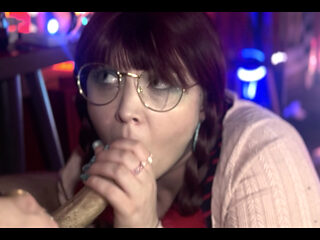 WATCHED PORN WITH THE NEIGHBOR AND I GAVE HIM MY FIRST BLOWJOB