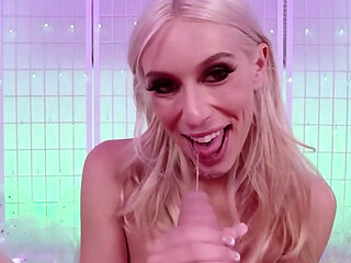 Hot Barbie Girl Kay Lovely Masturbating and Sucking Dick