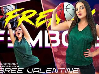 Submissive trailer with flattering Rion King and Aubree Valentine from FreeUse