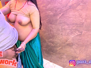 Alisha Got Fucked by Her Devar While Making Reels in the Kitchen