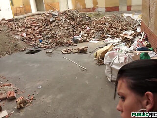 Public Pickups - Private Nurse Tea Key Gets Pounded in the Ally
