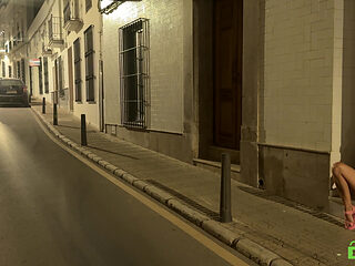 Risky Masturbation Naked in the Streets