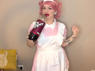 Nurse Joy Try Not to Burp Challenge