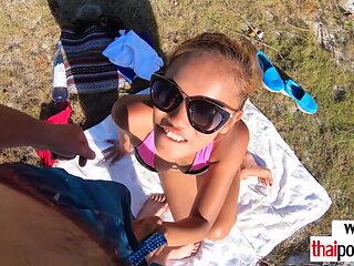 18 Years In Thai Old Has To Shag A Big Chopper Outdoor