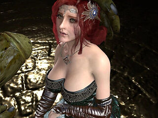 Triss Merigold Hentai - Giant Orc BBC Breeding & Creampie