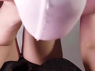 I Lick and Suck Dick and Spit Through Satin Panties - Female POV
