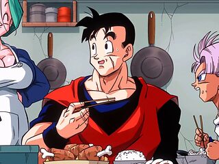 Busty big ass milf in a hentai game gallery with rough anal and deep throat action