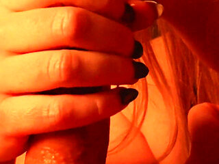 Perfect Girl Gives a Deep Blowjob with Lots of Spit - Sensual Asmr