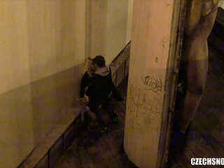 Czech snooper 5: filthy outdoor exhibitionist gives voyeurs a perfect view!