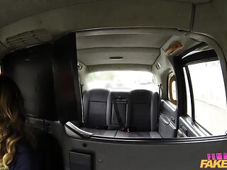 Charming taxi driver gets a surprise blowjob from horny beauties
