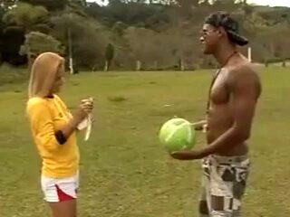 Brazilian football break: Blowjob, Babe  Big Dick Porn