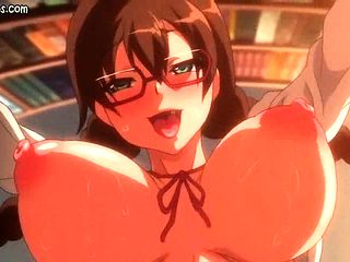 Lascive anime slut with huge tits