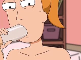 Rick and Morty - a Way Back Home - Sex Scene Only - Part 26 Summer #2 by Loveskysanx