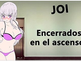 Car Toon In Joi - Encerrados En El Ascensor. Sigue Las Instrucciones