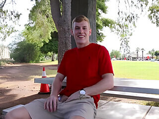 Blonde Stud Kane Bryant Jerks His Cock