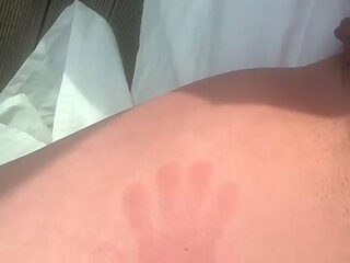 Palm Paddle Spanking and Aftermath Compilation From Trip 4