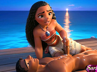 Moana's Love Story - AI Animation ASMR