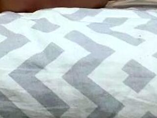 Slim Asian Babe Masturbates with Pink Dildo on Bedroom Bed