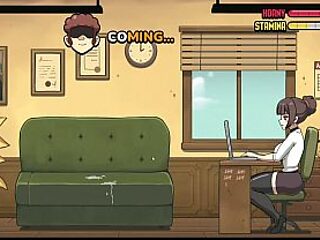 Horny teacher gets fucked in the game