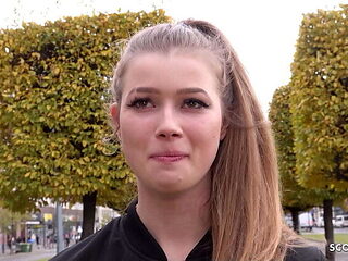 Blonde Teen Olivia Sparkle Gets Rough Public Fuck in German Scout Roleplay - Jason Steel Pounds Her Hard