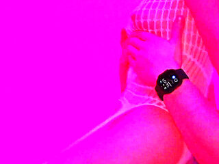 A Striptease in Fishnet Clothing with Passionate Sex as a Gift