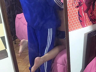 I MADE HER JEALOUS and THEN I make love to her in front of the mirror