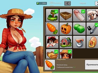 Double penetration of a cute farm girl Alenkah with a lady voice