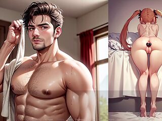 Hardcore wall fuck with a naughty redhead in black stockings